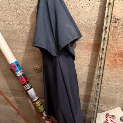 Sale Photo Thumbnail #774: Patio umbrella, clear vinyl sheeting, etc.