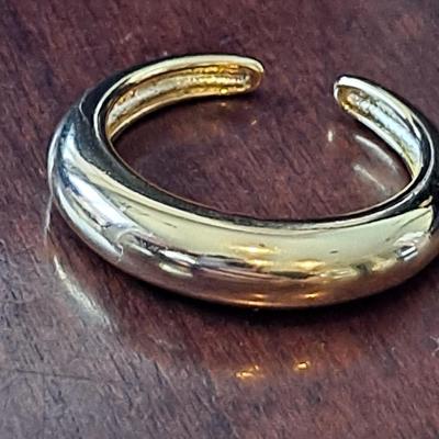 18kt Gold Overlay sterling silver Ring