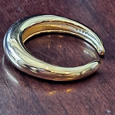 18kt Gold Overlay sterling silver Ring