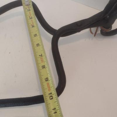 Large Antique Metal Ice Tongs