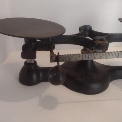 Antique Cast Body Detecto Double Tray Scale