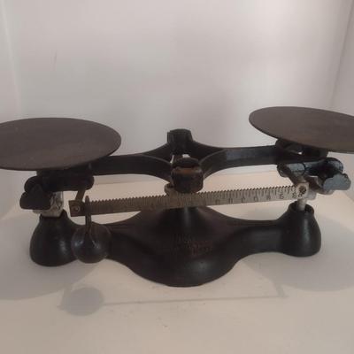 Antique Cast Body Detecto Double Tray Scale