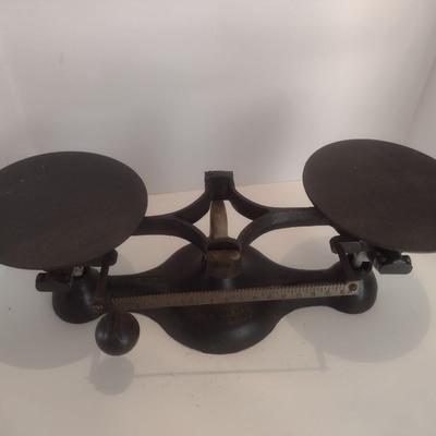 Antique Cast Body Detecto Double Tray Scale