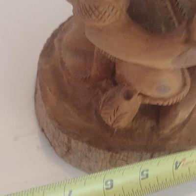Large Folk Art Carved Figure from Natural Wood