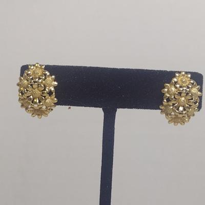 14 Karat Yellow Gold Post Earrings- Approx Total Weight 5.0 Grams (#50)