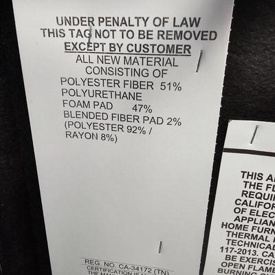 Blue Upholstered Electric Recliner (LR-JS)