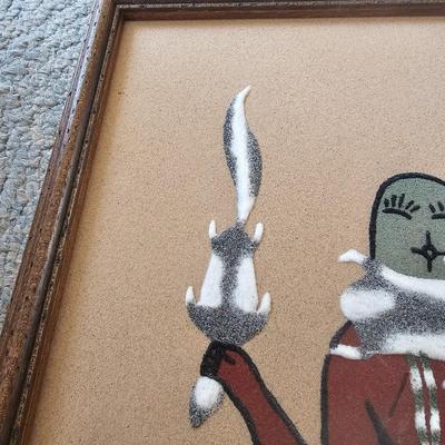 Trio of Signed Ernest Hunt Navajo Sand Paintings (LR-JS)