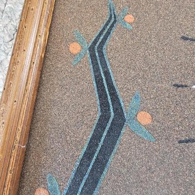 Trio of Signed Ernest Hunt Navajo Sand Paintings (LR-JS)