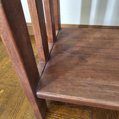 Solid Wood Two Shelf Side Table (LR-JS)