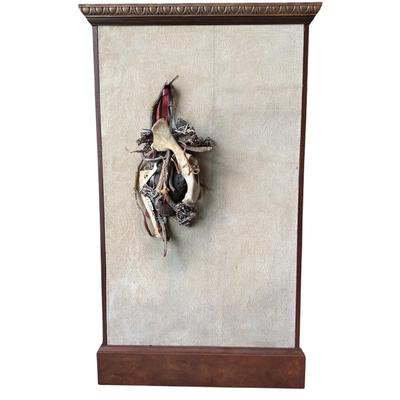 “Gracious Living” Mixed Media Art by Joyce Blunk (D-BM)