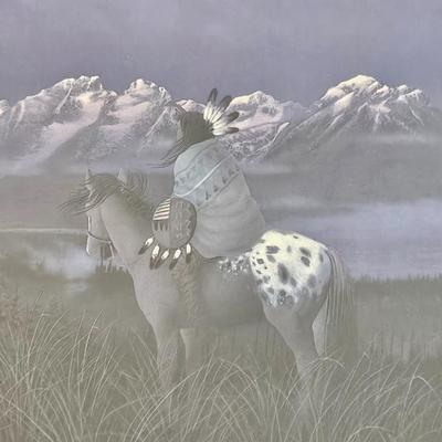 'Majesty of the Tetons' Print by Donald Vann (LR-JS)