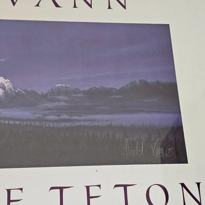 'Majesty of the Tetons' Print by Donald Vann (LR-JS)