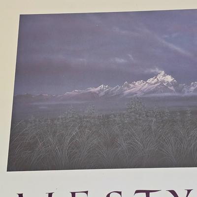 'Majesty of the Tetons' Print by Donald Vann (LR-JS)