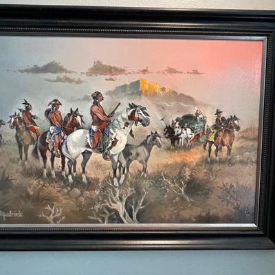 J.A. Kirkpatrick Original Oil Painting with 13 additional Prints