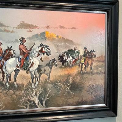 J.A. Kirkpatrick Original Oil Painting with 13 additional Prints
