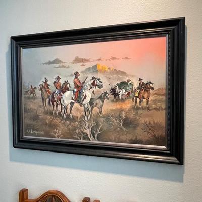J.A. Kirkpatrick Original Oil Painting with 13 additional Prints