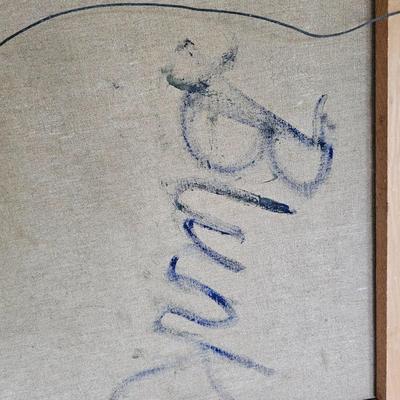 'Spring Trees' Landscape Oil on Canvas by J. Blunk (D-JS)