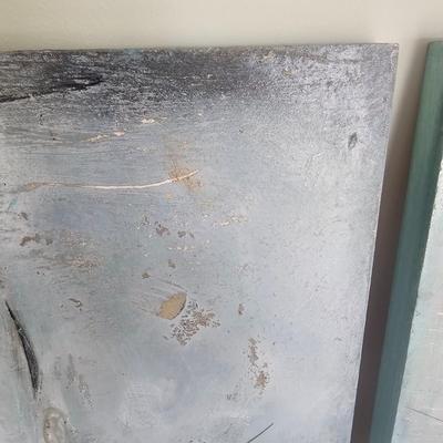 Pair of Mixed Media Images by Joyce Blunk (D-JS)