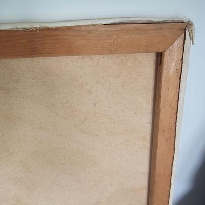 Bones & Bottle Oil on Canvas by Joyce Blunk (D-JS)