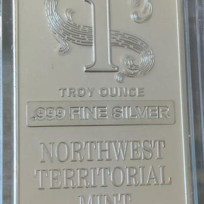 Northwest Territory mint one troy ounce fine silver