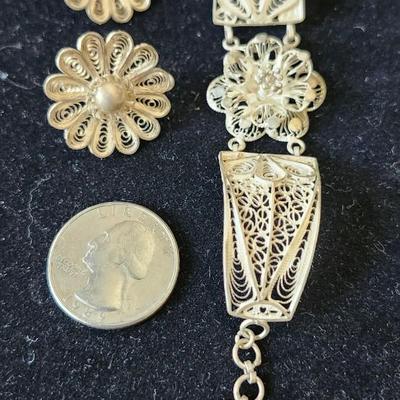 Filigree Silver Set