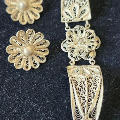 Filigree Silver Set