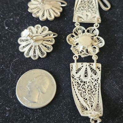 Filigree Silver Set