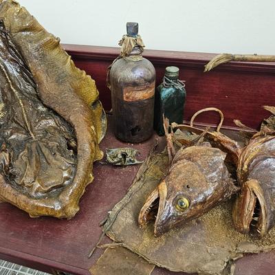 Three Joyce Blunk Mixed Media Art Sculptures (PC-JS)