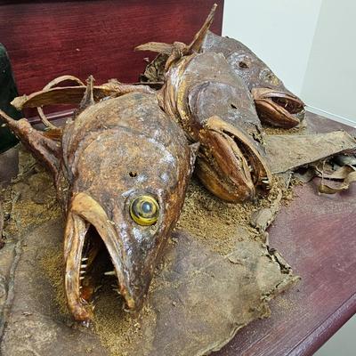 Three Joyce Blunk Mixed Media Art Sculptures (PC-JS)