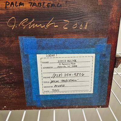 Three Joyce Blunk Mixed Media Art Sculptures (PC-JS)