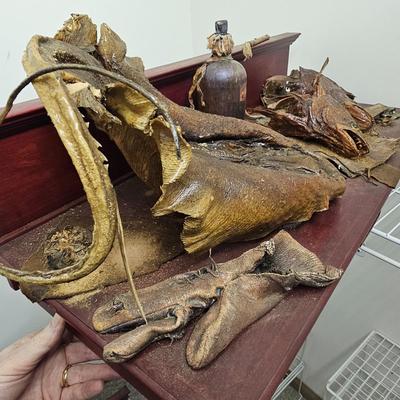 Three Joyce Blunk Mixed Media Art Sculptures (PC-JS)