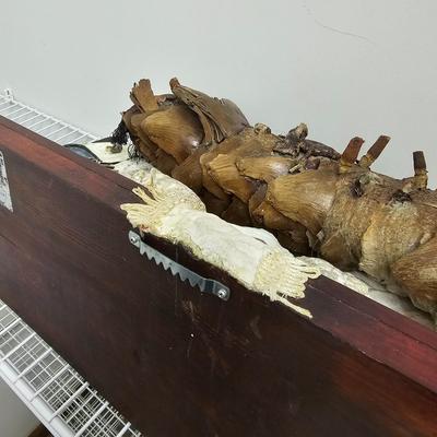 Three Joyce Blunk Mixed Media Art Sculptures (PC-JS)