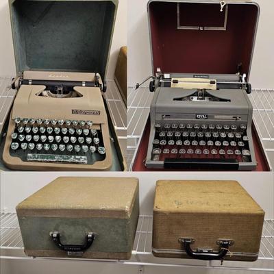 Vintage Underwood & Royal Portable Typewriters (PC-JS)