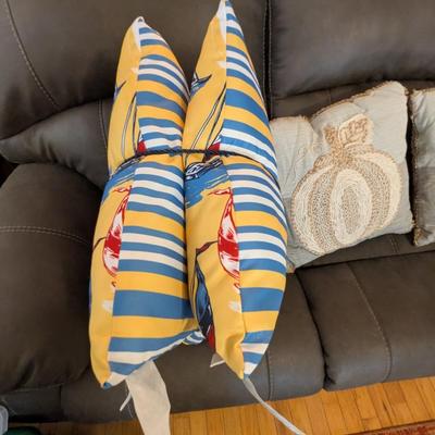 Nautica Pumpkin Pillows (SB)