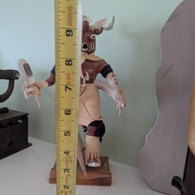 Hopi Kachina Koyemsi Mud-Head Clown (LR)