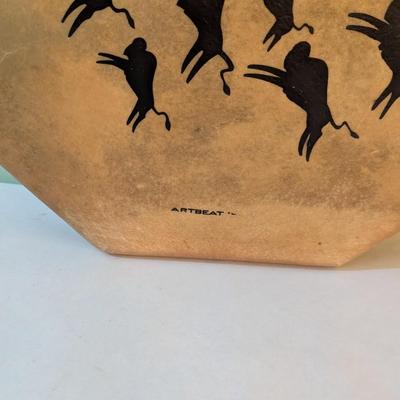 Artbeat Native American Cowhide Leather Drum