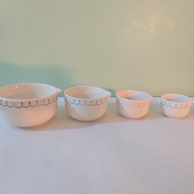 Snowman Stoneware Measuring Cups (DR)