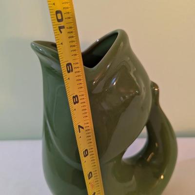 Ceramic Gurgle Pot Fish Water Pitcher/Vase