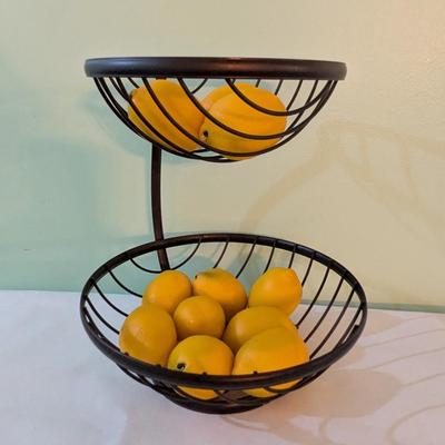 2-Tier Wire Fruit Basket
