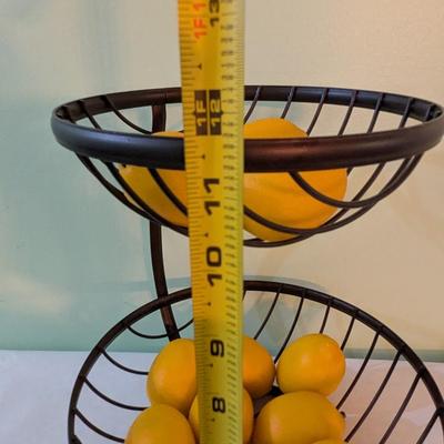 2-Tier Wire Fruit Basket