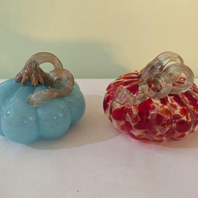 Multi-color Glass Pumpkins (LR)