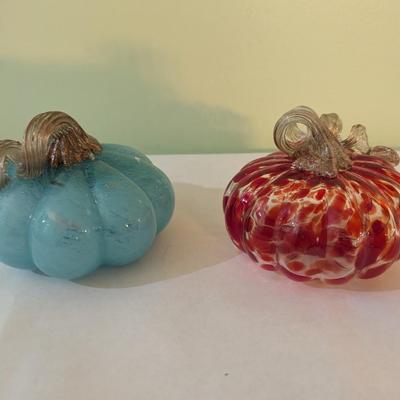 Multi-color Glass Pumpkins (LR)