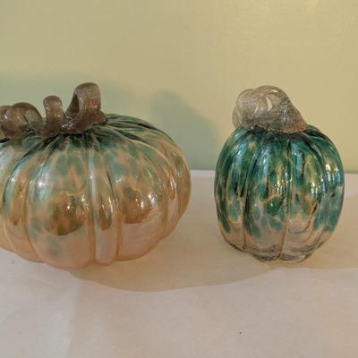 Multi-color Glass Pumpkins (LR)