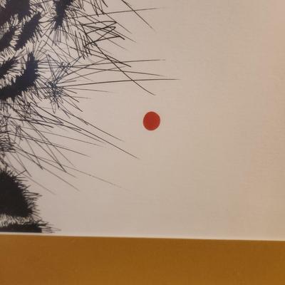 Framed Rabindra Danks Tiger 1972