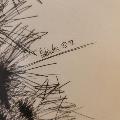 Framed Rabindra Danks Tiger 1972