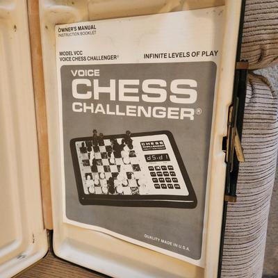 Vintage Voice Chess Challenger Game Powers up Voice works