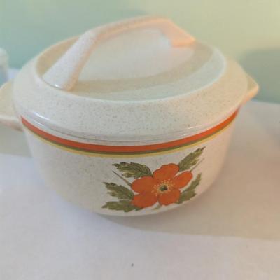 Pyrex Containers & Temper-Ware By Lenox Fire Flower