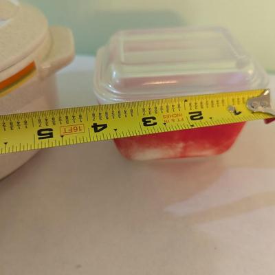 Pyrex Containers & Temper-Ware By Lenox Fire Flower