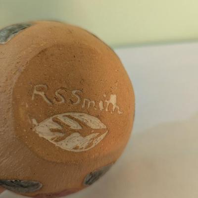 Decorative Pottery Pieces 1 Signed R S Smith (LR)