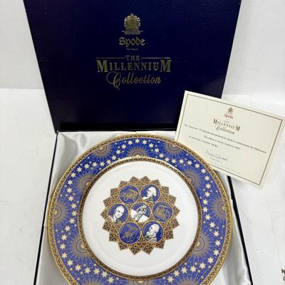 Decorative Limited Edition Plate by Spode to commemorate the Millennium.